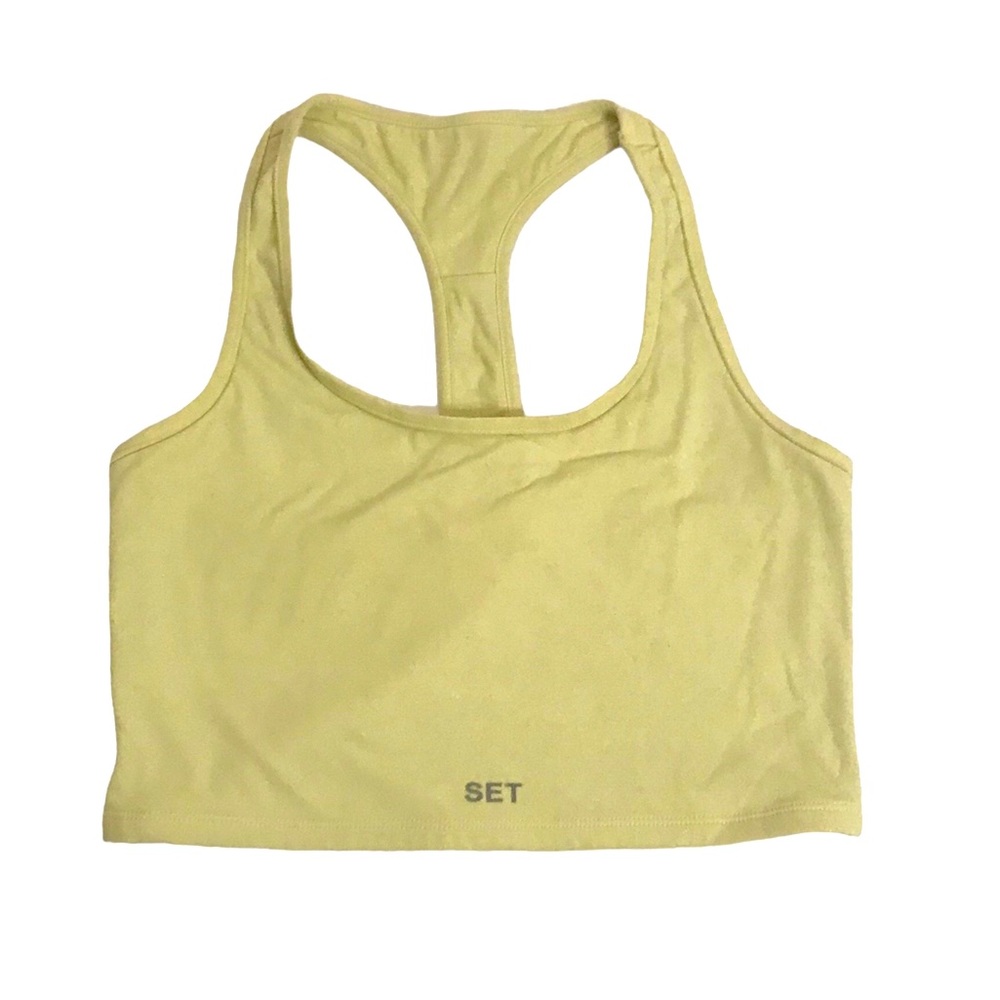 SET Active Yellow Sports Bra